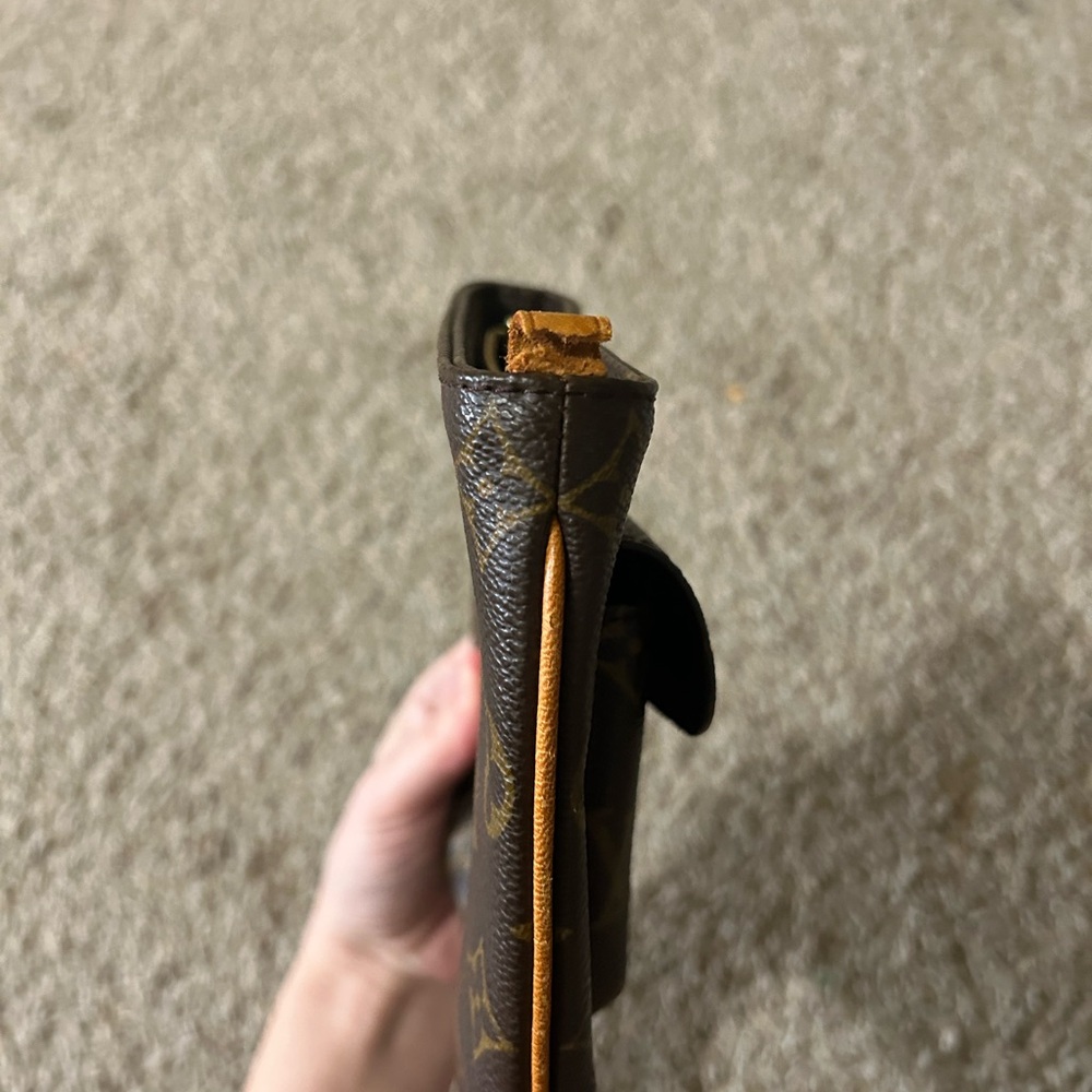 Authentic Louis Vuitton Partition Bag Monogram Pouch Canvas Classic Clutch Red - Picture 9 of 15